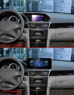 Mercedes Benz  E Class 2012-2014  NTG4.7  Android11.0  multimedia system headunit with Google map Google Playstore Wireless carplay 