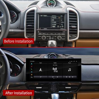 Porsche  Cayenne 2010-2017 Android12.0 12.3inch Multimedia System DVD Player Car Radios  Wireless Carplay with Google Playstore Navigation  FM Radio Headunit 