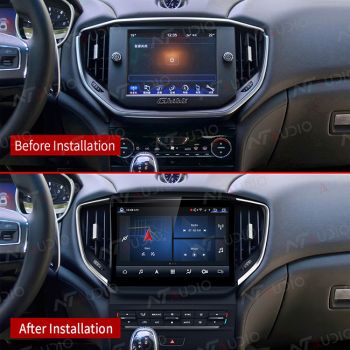 MASERATI Ghibli 2014-2016 UPGRADE WITH HEADUNIT ANDORID 11.0 MULTIMEDIA SYSTEM STEREO DVD PLAYER BUILD IN WIRELESS CARPLAY ANDROID AUTO YOTUBE SPOTIFY