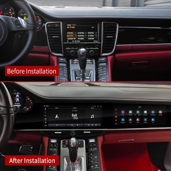Porsche Panamera  2010-2016   PCM3.1 System Upgrade with  12.3inch Screen Android 12 .0 Android Multimedia System with Google Playstore FM Radio Headunit 