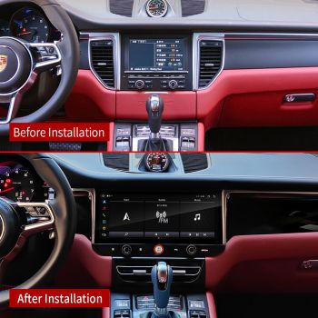 Porsche  Macan  2014-2017 PCM3.1 PCM 4.0 System Upgrade with  12.3inch Screen Android 12 .0 Android Multimedia System with Google Playstore FM Radio Headunit 