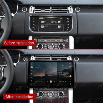 Range Rover Vogue L405 and Sports L494  (Bosch System) 2012-2016  Upgrade with Qualcomm 668s  Otca core  13.3'' Android13.0  Multimedia Navigation Headunit With Carplay  Google Map  Spotify Google Playstore 