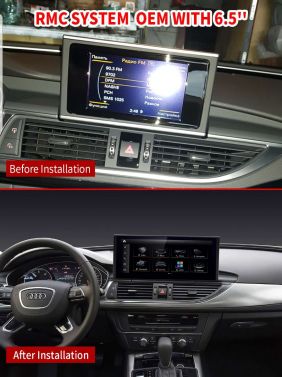 Audi 2012-2018 A6  RMC System OEM With 6.5'' Android Multimedia System Build in Carplay Android Auto ,Google Playstore Youtube 