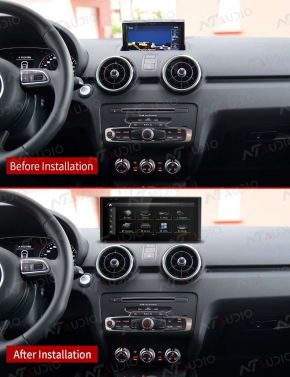 Audi A1 2012-2018( Low edition) Qualcomm 662  Android multimedia System  Build in Carplay  Android Auto Google map, Youtube 