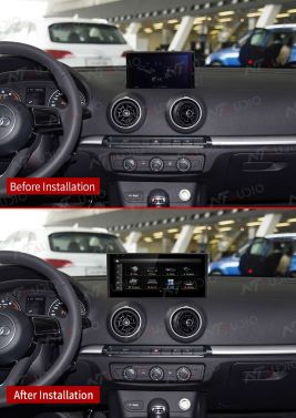 Audi A3 2014-2020  Qualcomm 662  Android multimedia System  Build in Carplay  Android Auto Google map, Youtube 