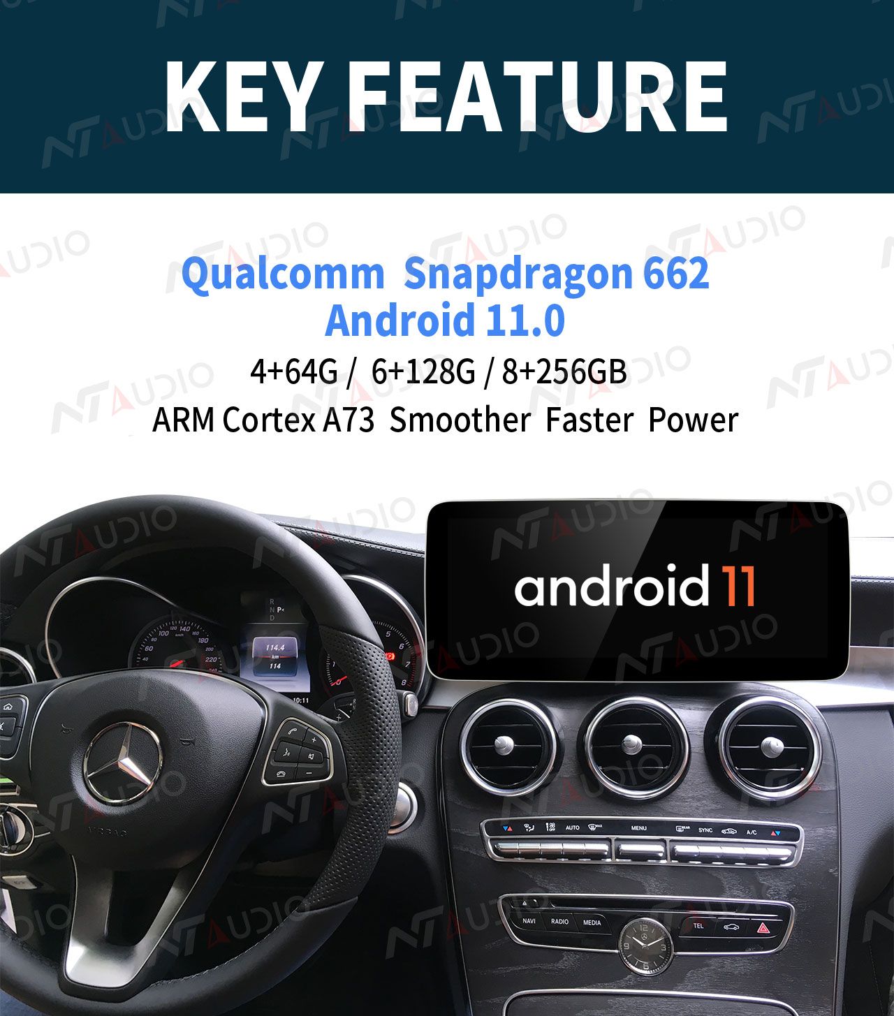 Mercedes Benz E Class 2015-2016 W212 NTG5.0 Android multimedia